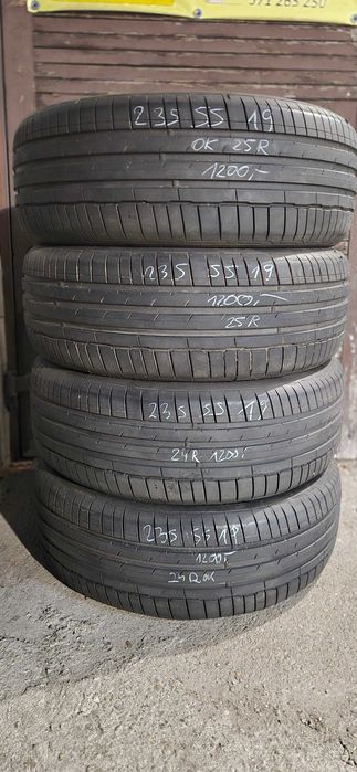 4 szt opony letnie Hankook _ 235/55/19