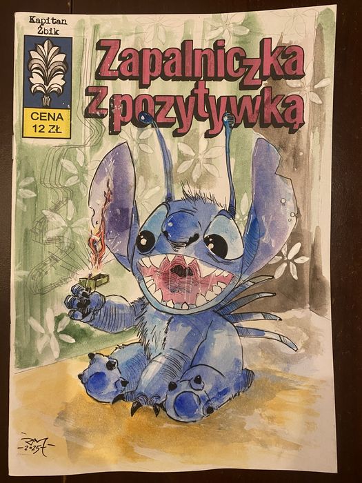 Kapitan Żbik, Zapalniczka z pozytywką. Lilo i Stitch.