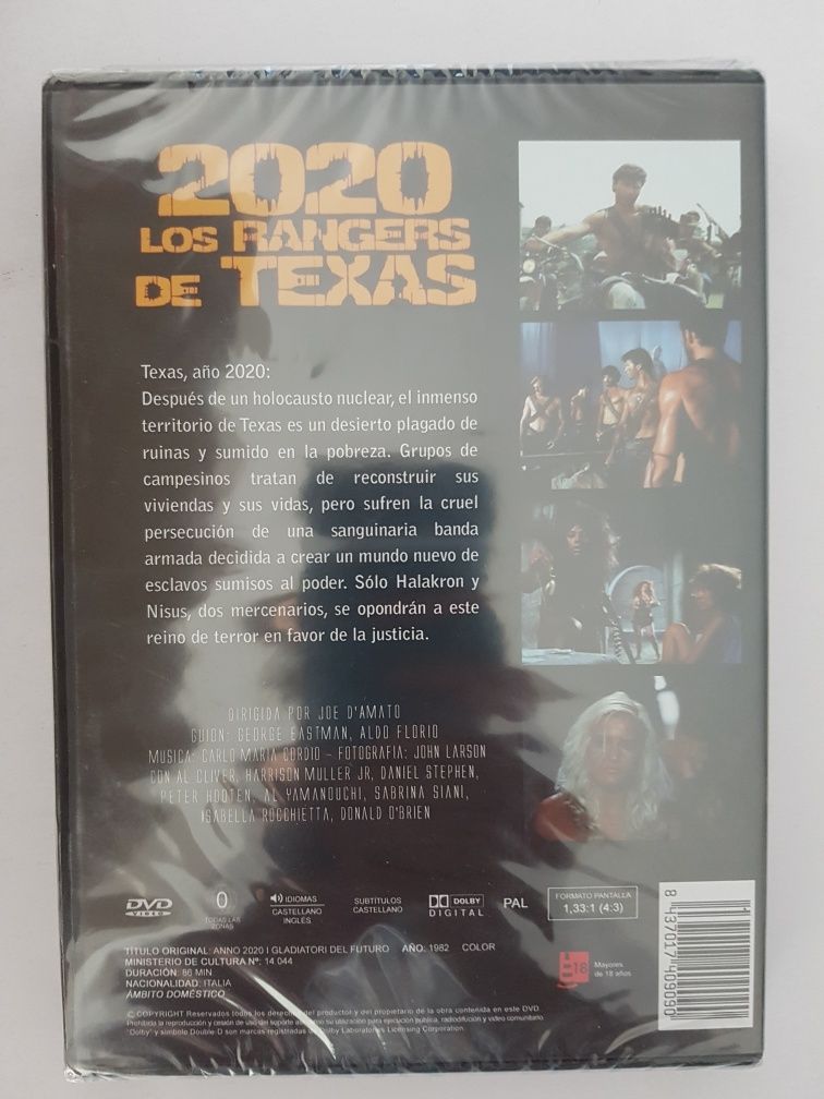 Dvd 2020-Texas gladiatores