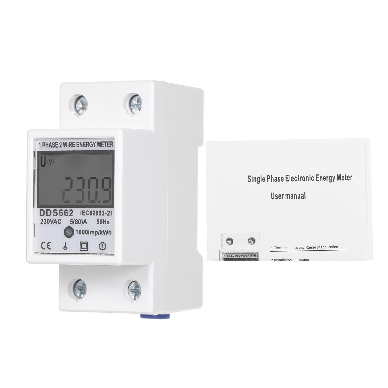 Medidor Eletrónico de Energia Monofásico DDS662 – EARU