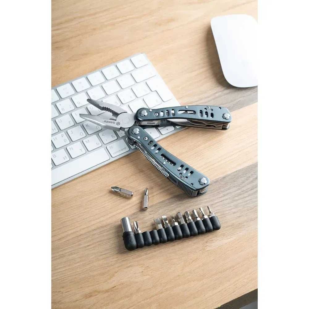 Мультитул Multi Tool Ganzo G203 (24 в 1) з набором біт в чохлі