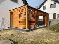 Drewniana pergola, zadaszenie tarasu, wiata, altana PRODUCENT