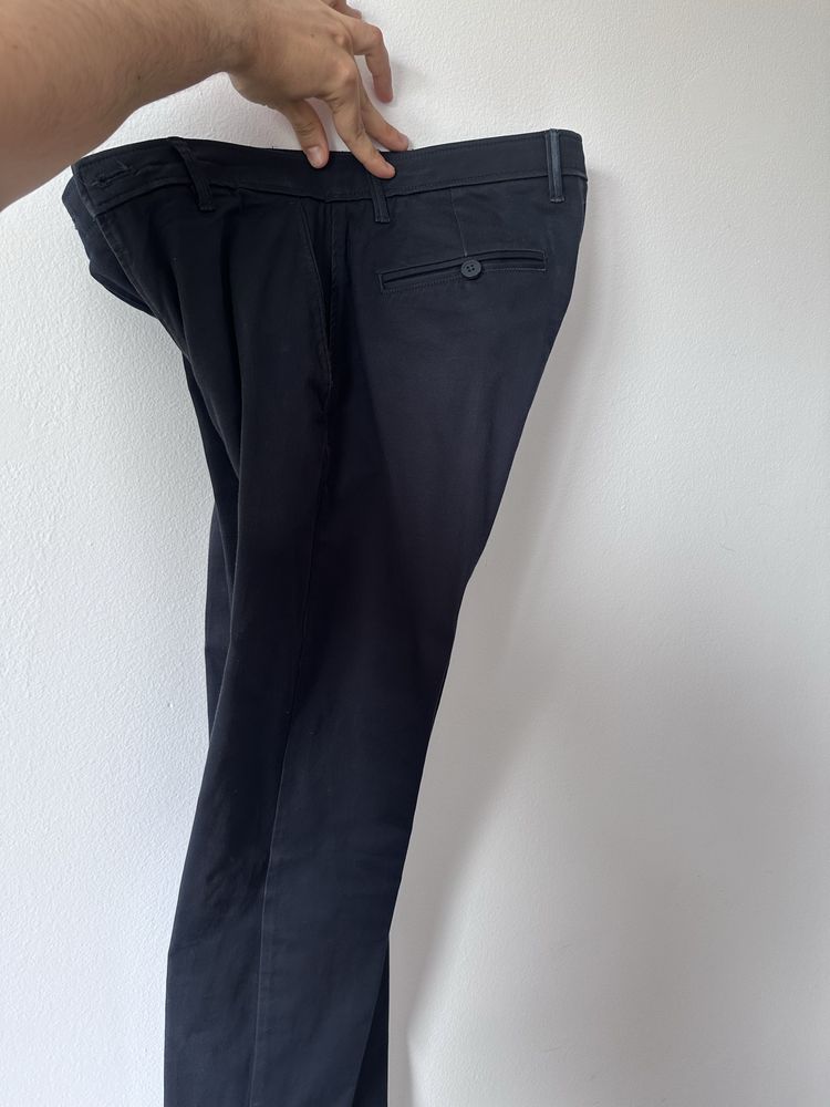 Calças chinos azul escuro Zara 38