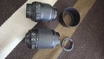 Objetivas 55 e 200mm