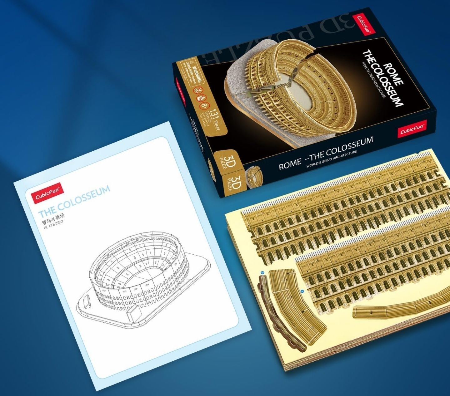 Puzzle 3D - Coliseu de Roma