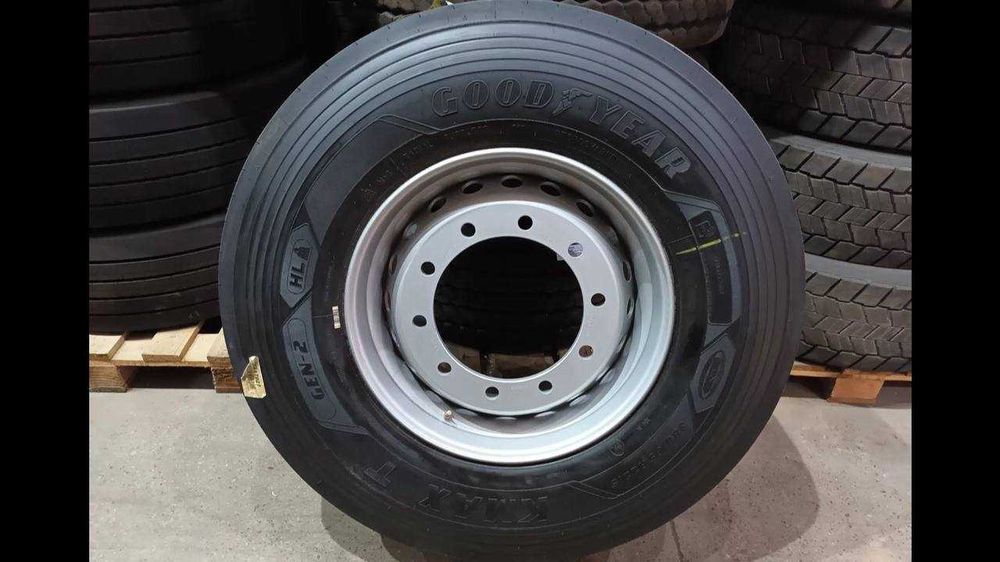 Шини нові з дисками 385/65R22.5 GOODYEAR KMAX T GEN-2 164K/158L 20PR