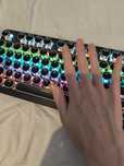 Yindiao mechaniczna klawiatura RGB gaming