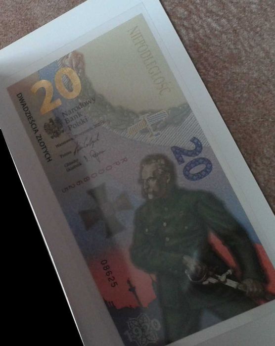 Banknot NBP 20zł Bitwa Warszawska rok 2020 stan idealny w etui