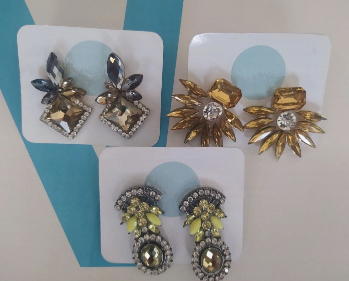 Conjunto 3 pares de brincos