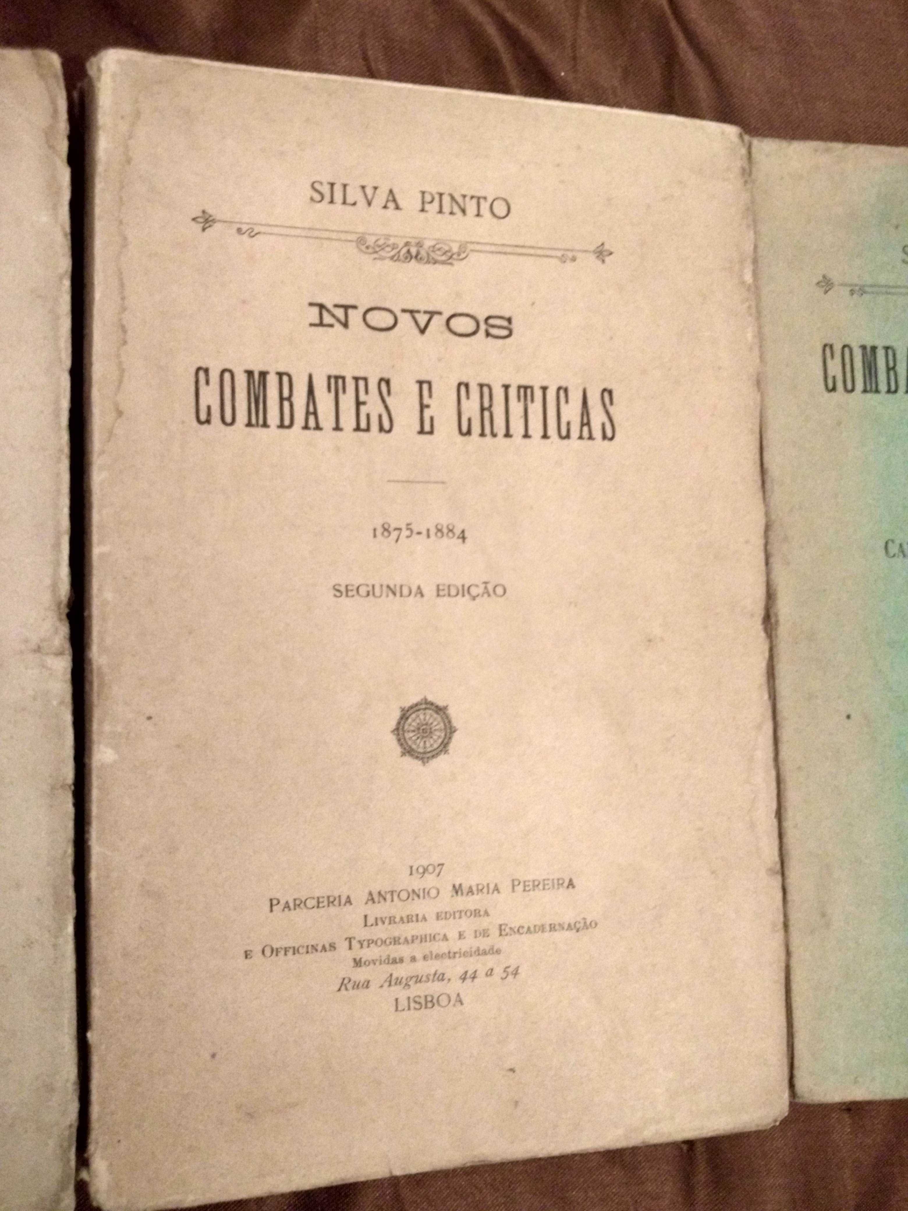 SILVA PINTO - COMBATES E CRITICAS - Completo, 3 Volumes