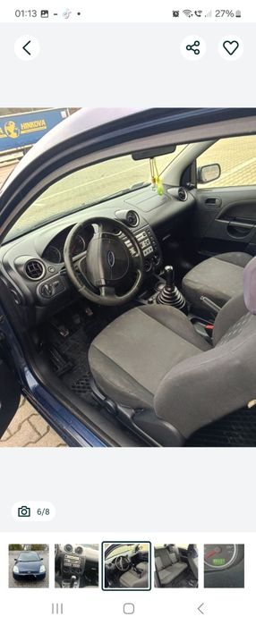Ford Fiesta 1.3 LPG 202 tyś km KLIMA