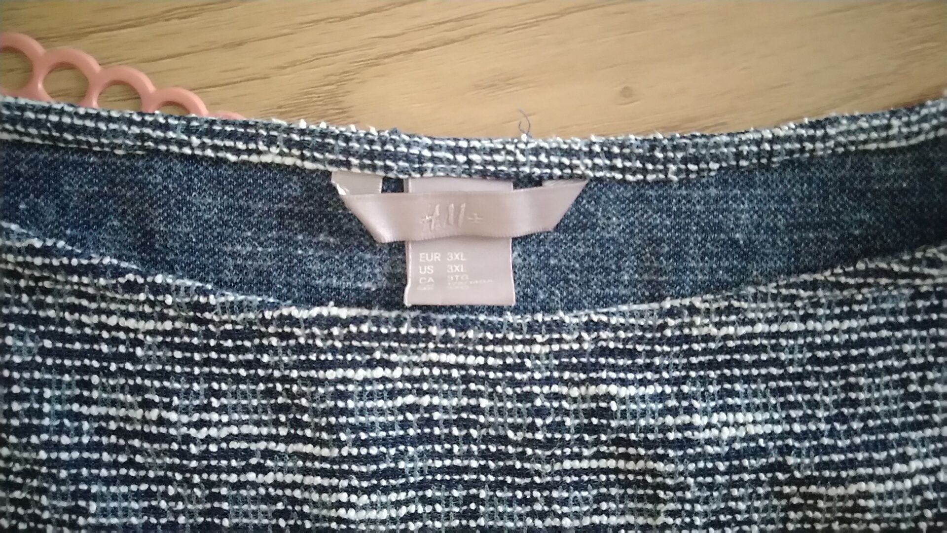 H&M+ lekki sweter damski rozm. 3XL rozkloszowany