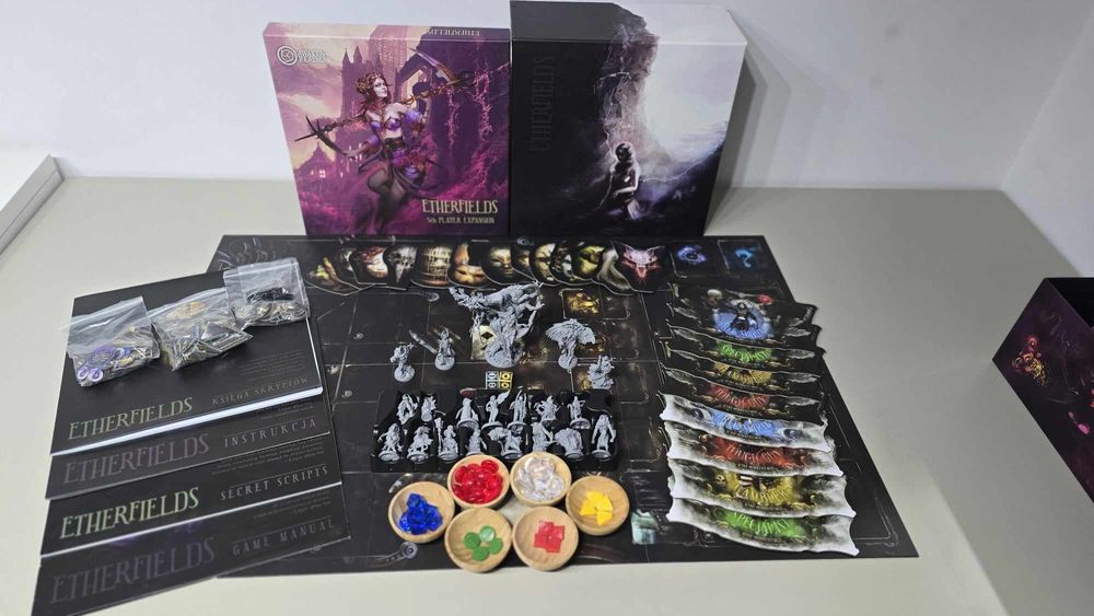 Etherfields ENG + polska instrukcja i księga skryptów + dodatek