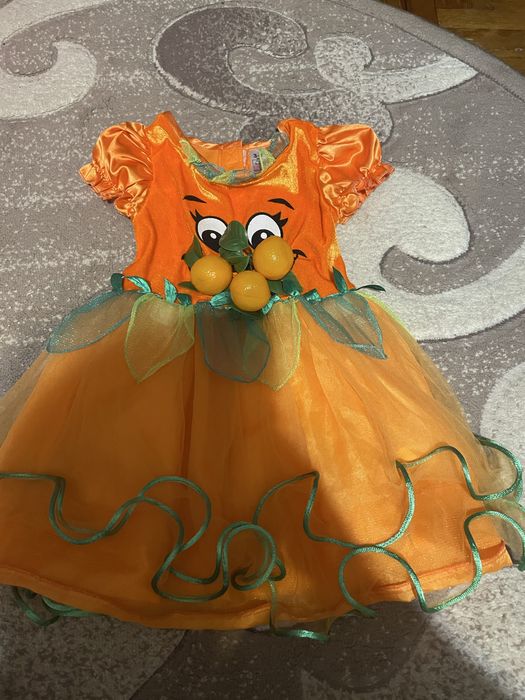 Плаття мандаринка карнавальне