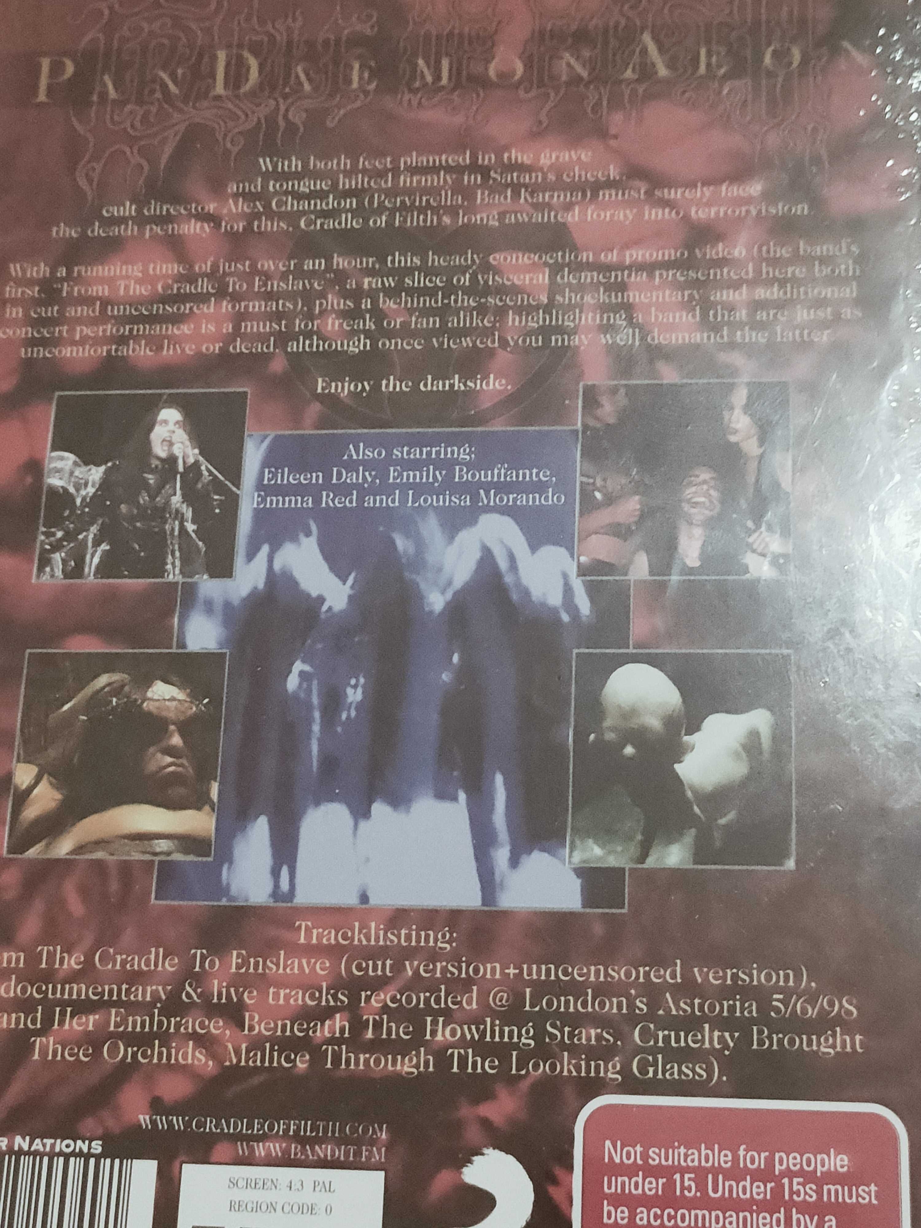 Dvd novo ainda fechado Pandaemonaeon Cradle of Filth