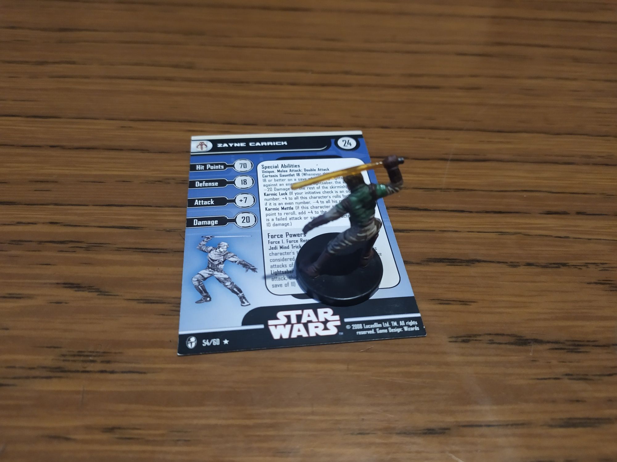 Star Wars Miniatures - Zayne Carrick