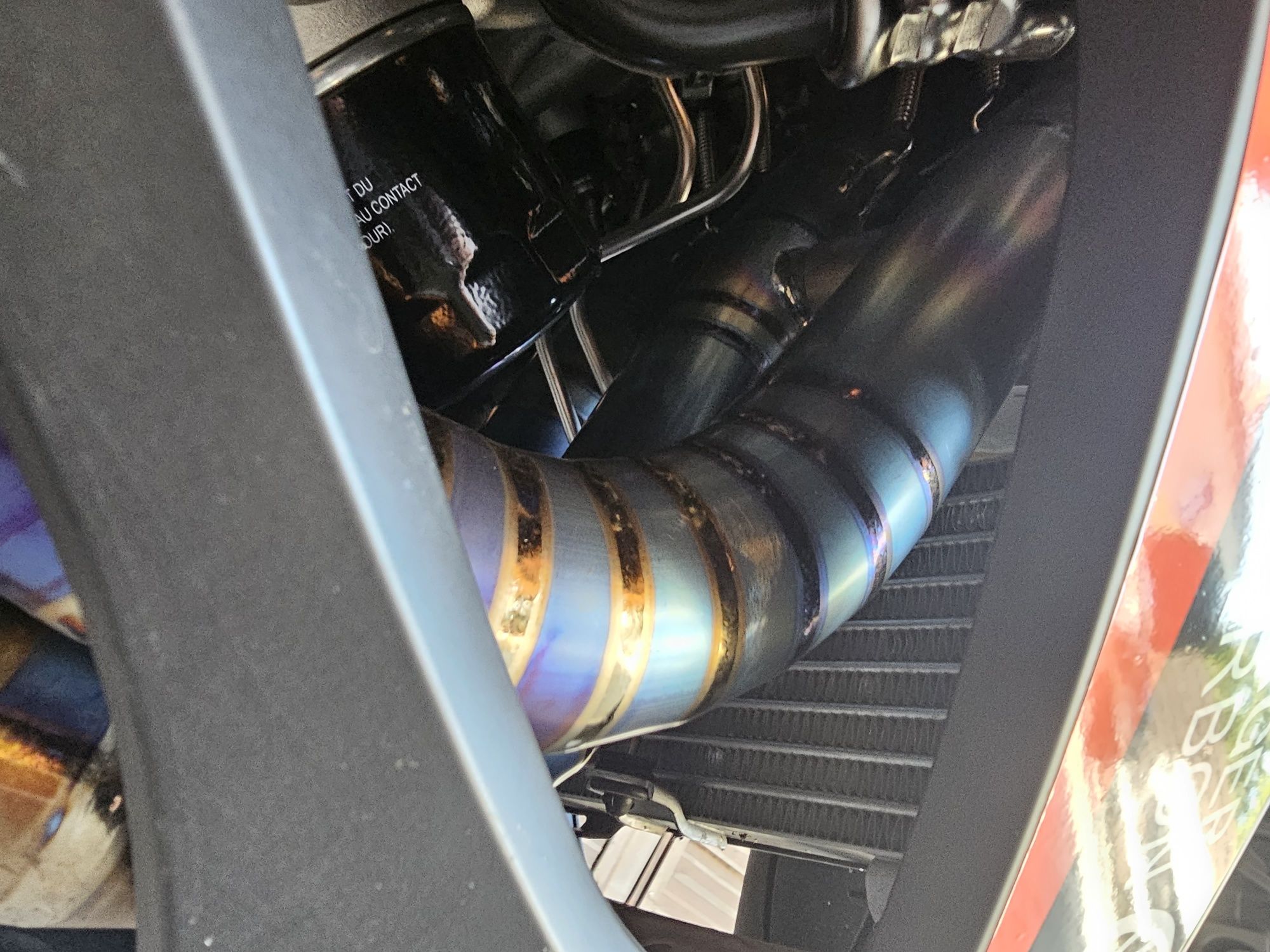 BMW S1000RR 2019-24 kolektory rury Tytan