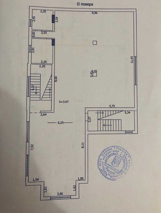 Продаємо комерційне приміщення в центрі міста Біла Церква.