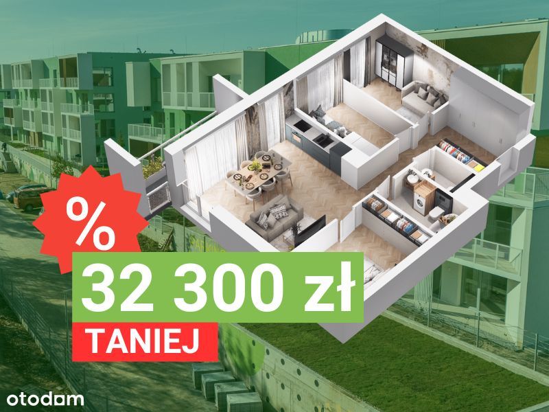 4 pok | Nowe osiedle wśród zieleni | Oferta specjalna | Duży balkon