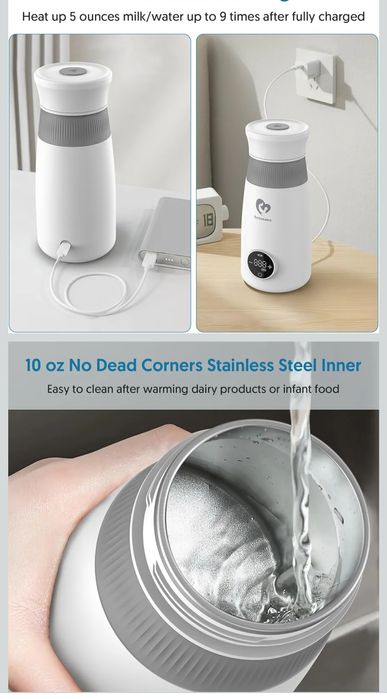 Портативний підігрівач-міксер дитячої суміші Bellababy BLA8119