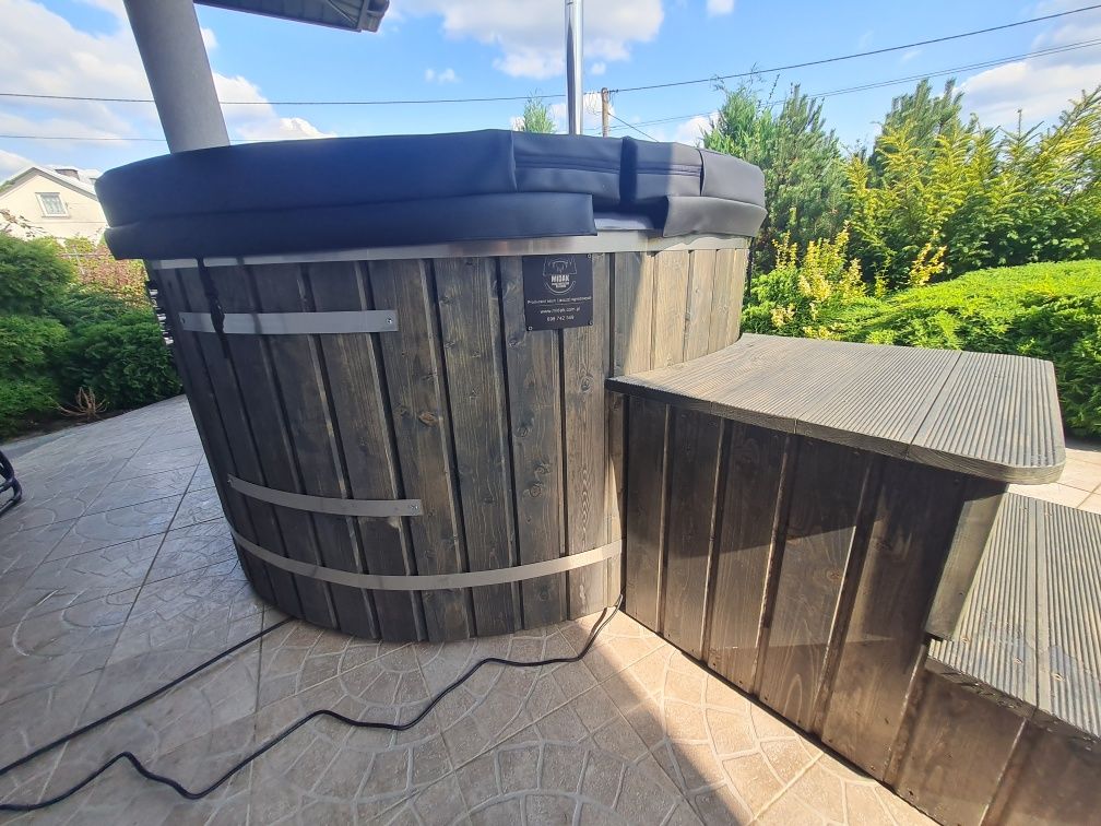 Jacuzzi ogrodowe HOT TUBE gorąca beczka z masażem