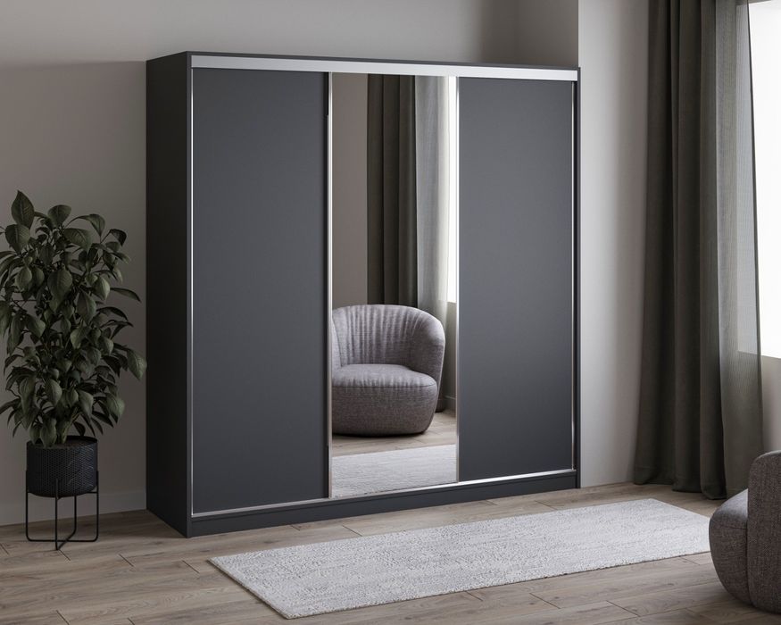 Duża szafa 3-drzwiowa 200 cm elegancka PROMOCJA