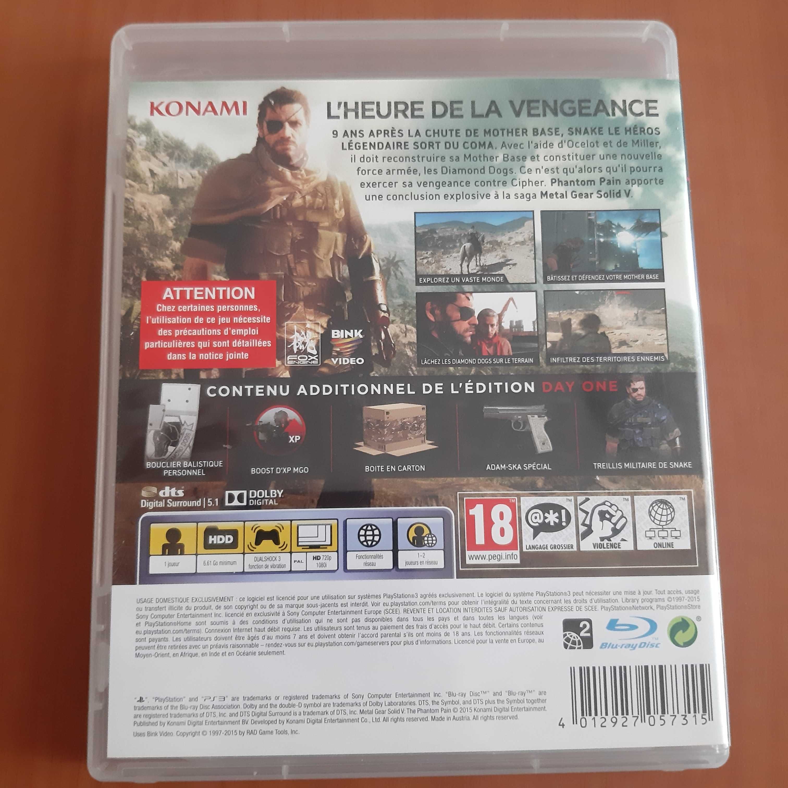 Playstation 3 Ps3 - Metal Gear Solid V: The Phantom Pain