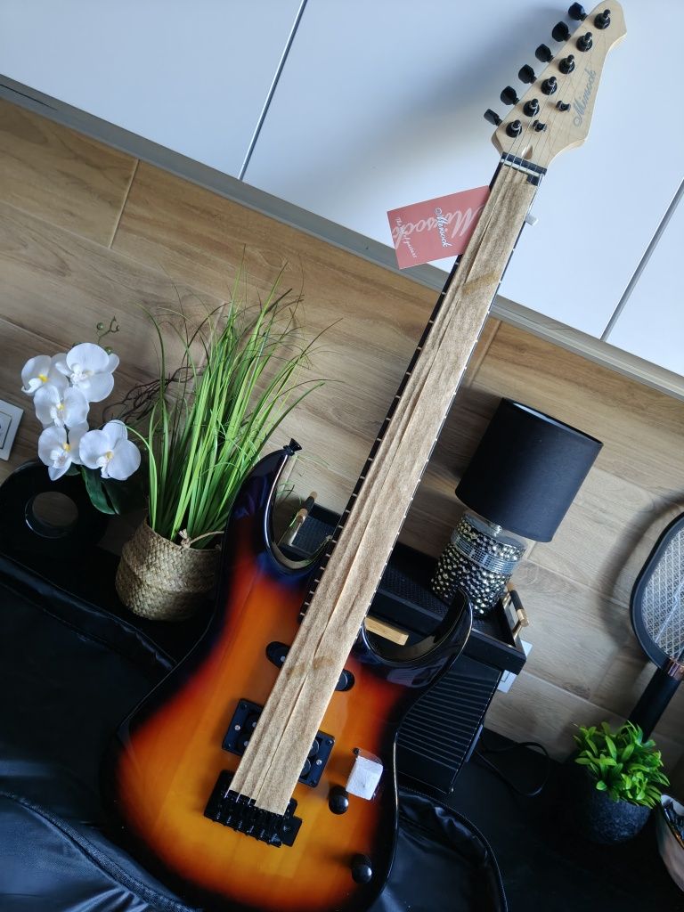 Gitara elektryczna w pokrowcu