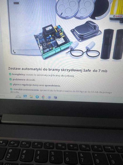 Napęd podziemny do bramy skrzydłowej