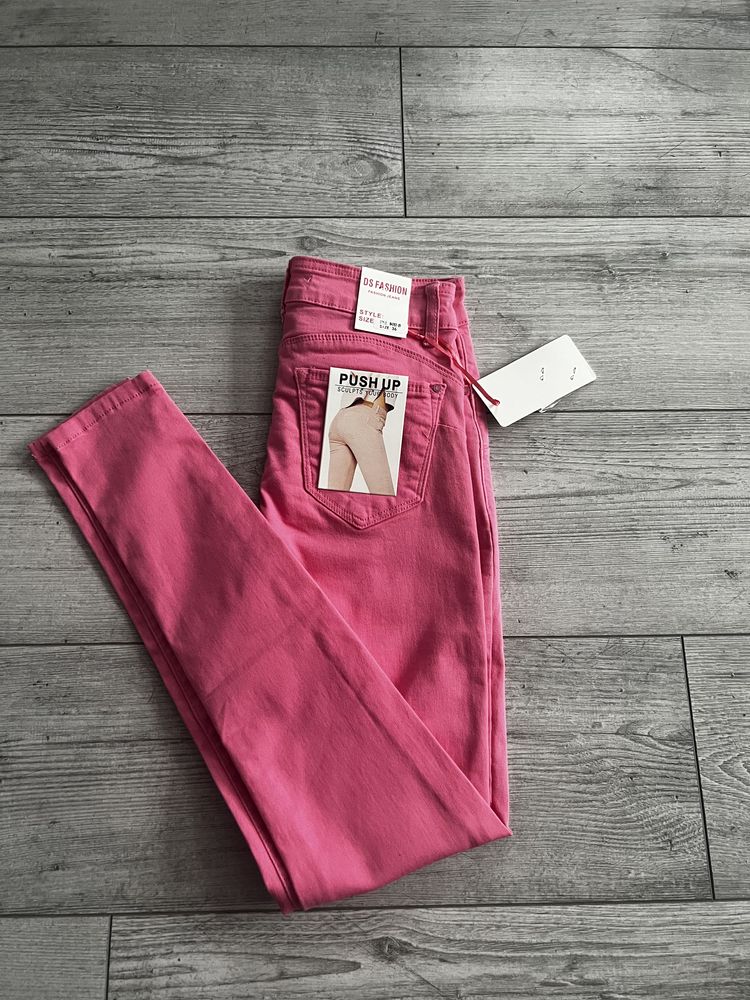 Spodnie w kolorze różowym rozmiar 36 nowe
