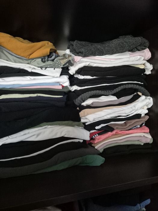 Paka ubrań okolo 50 szt S/M