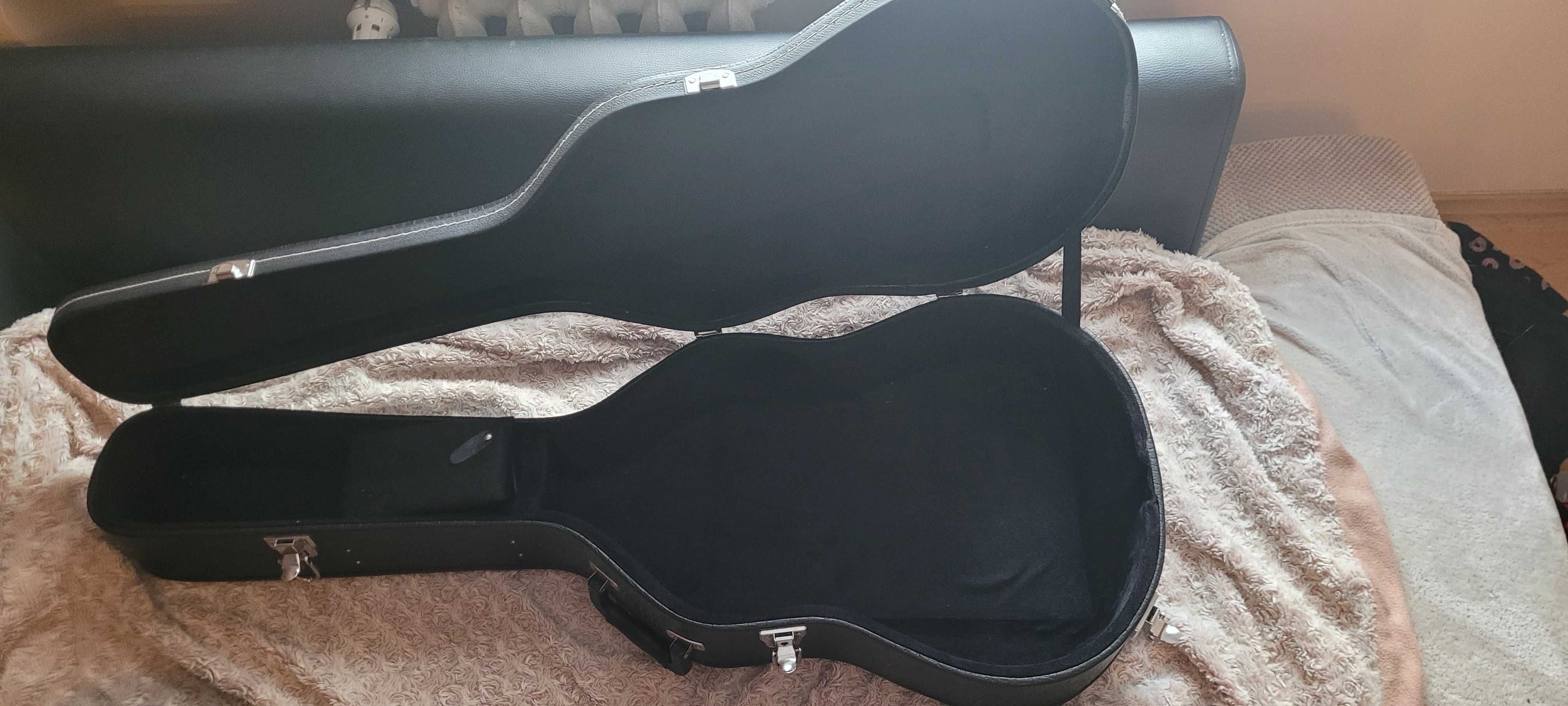 Profesjonalny futerał na gitarę plus gitara