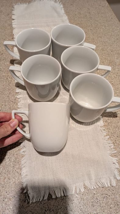 Zestaw 6 kubków porcelanowych polska porcelana Karolina