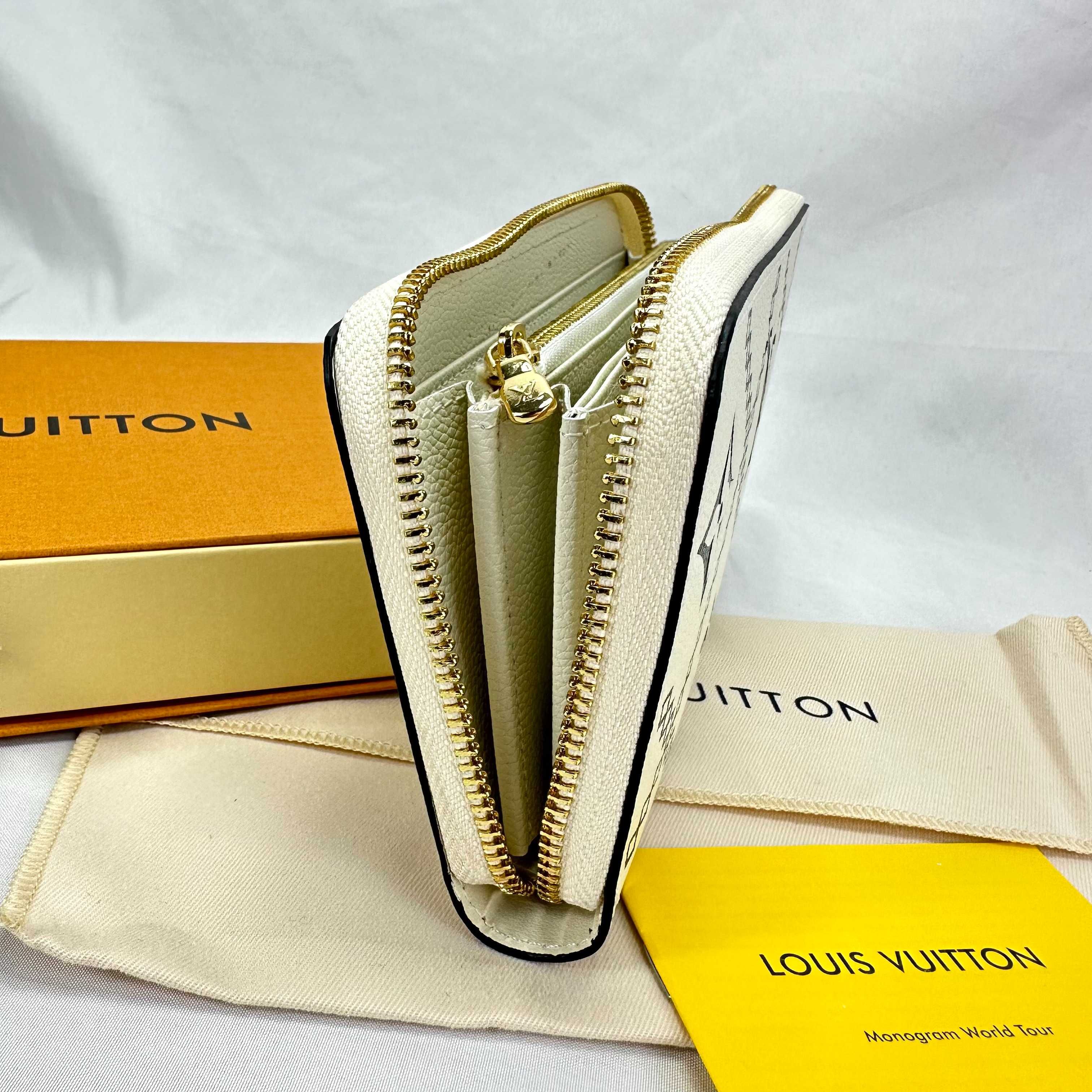 LOUIS VUITTON Długi portfel z portmonetką