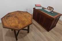 Escritório Secretária + Mesa Octógonal
