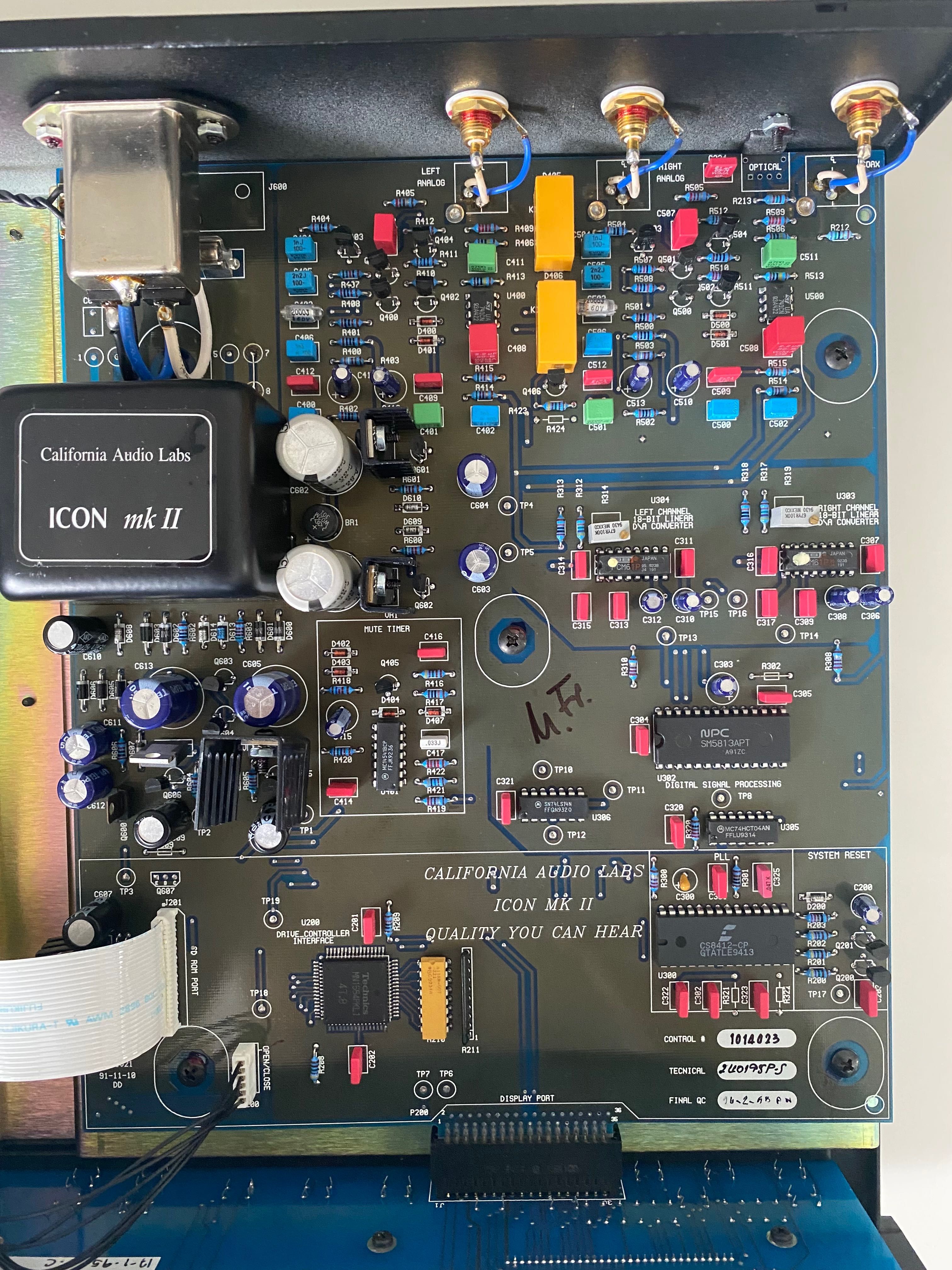 California Audio Labs Icon MK 2- odtwarzacz CD
