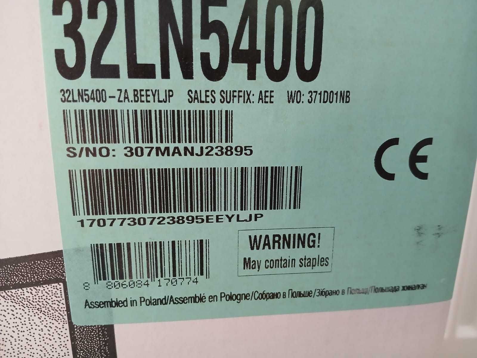 Telewizor LG 32 cale 32LN5400