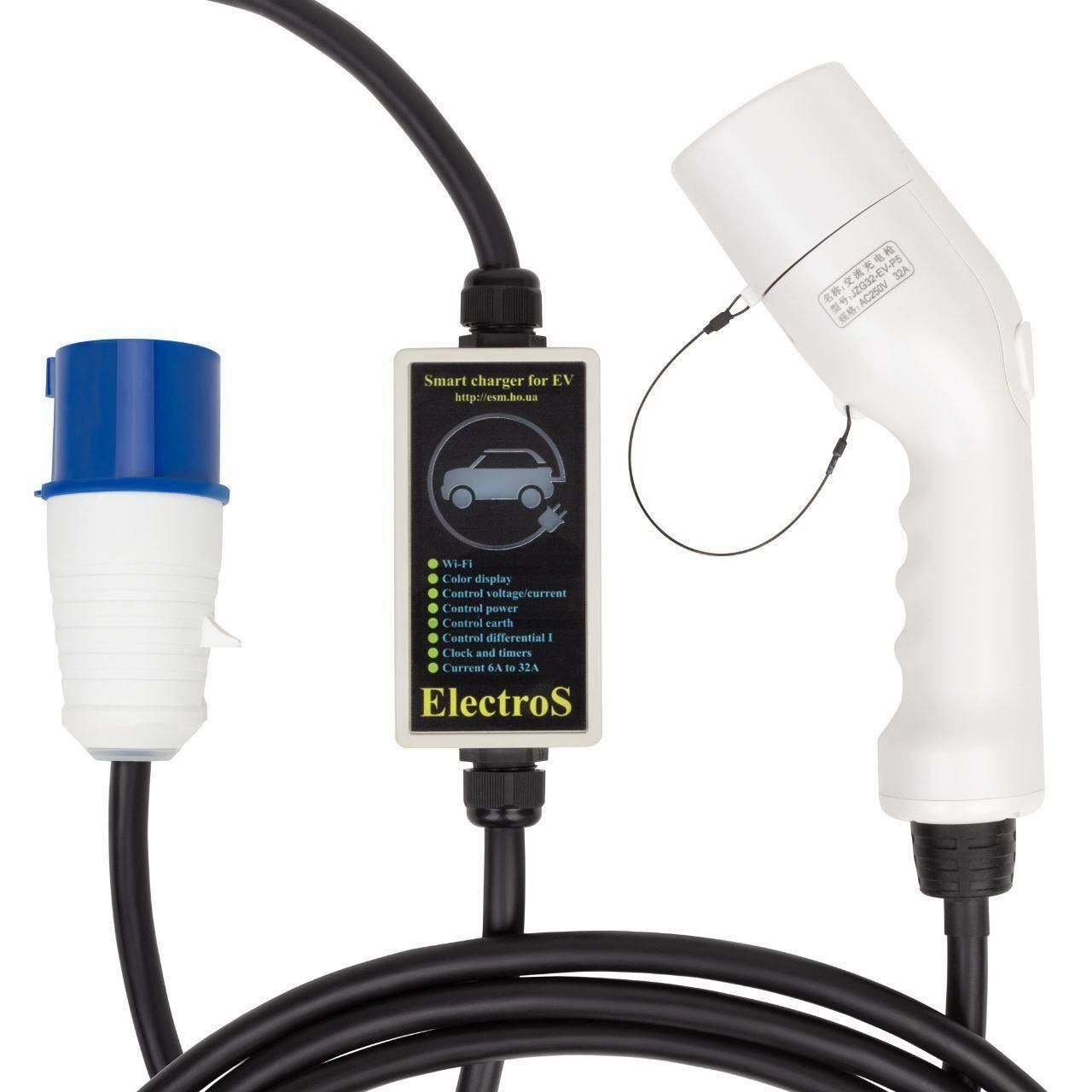 Зарядка Electros WiFi 32 А (7кВт) 
станція за 6400 грн