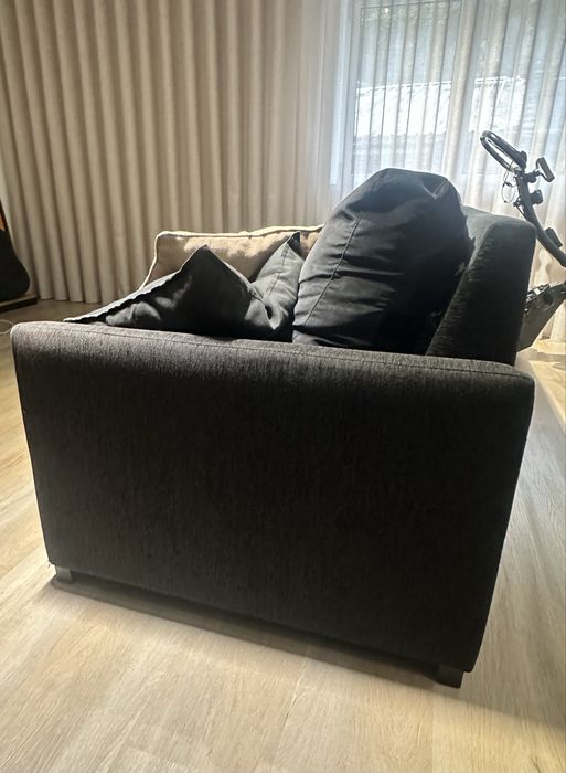 Sofá Chaise Longue Preto