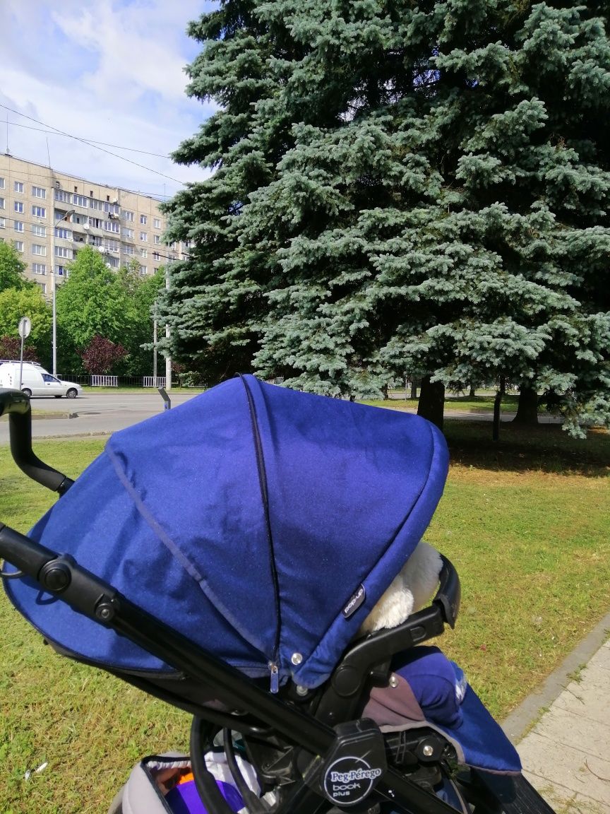 Коляска дитяча 2 в 1,Peg perego book plus 2 в 1,візок дитячий