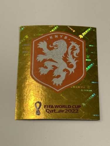 2022 Panini cromo World Cup Qatar #NED2 Team Logo FOIL Netherlands
