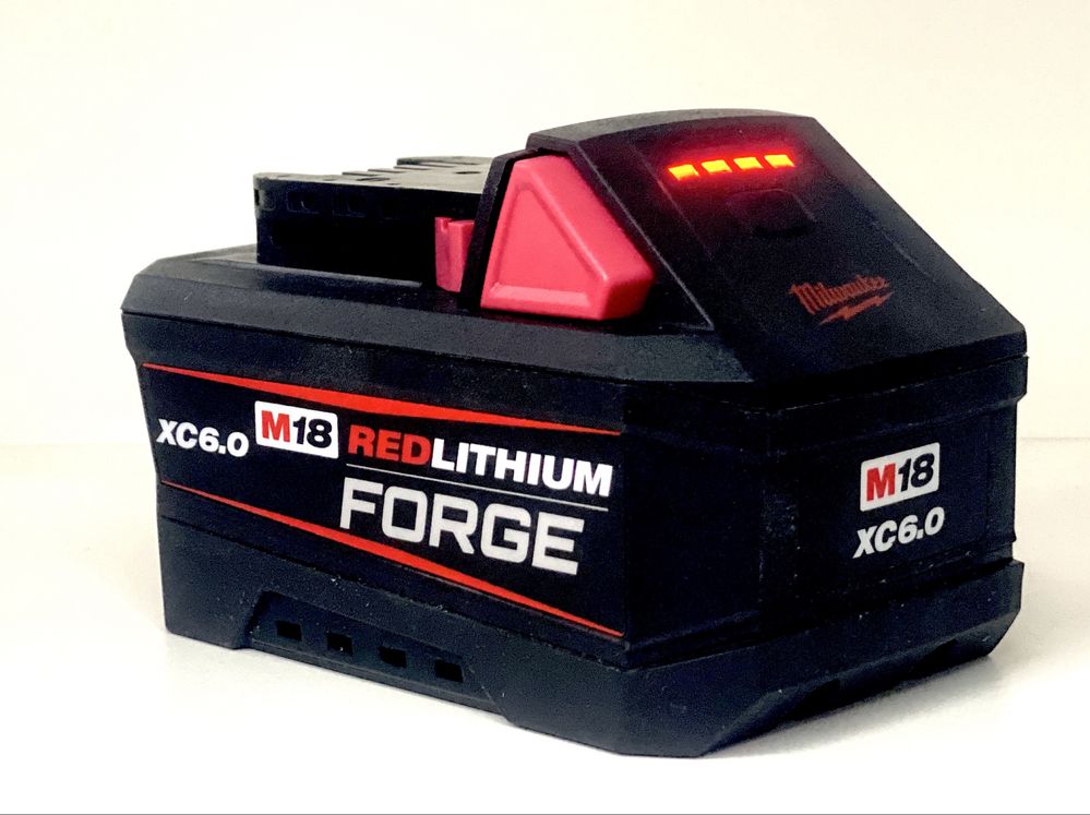Акумулятор Milwaukee FORGE 18v/20v M18 Tabless 6Ah (6000mah)