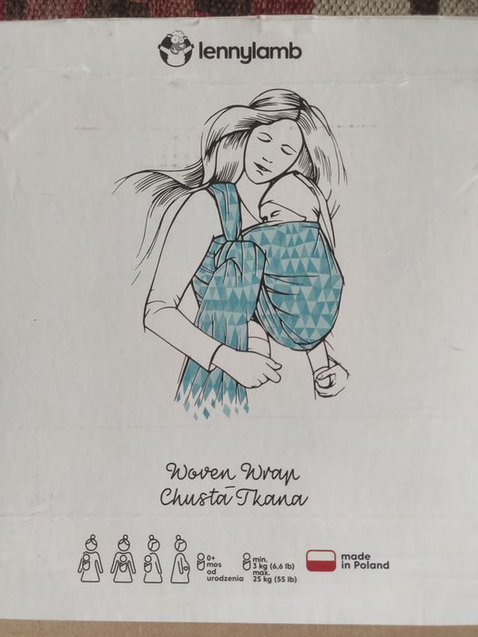 Chusta tkana do noszenia dzieci i niemowląt  lennylamb
