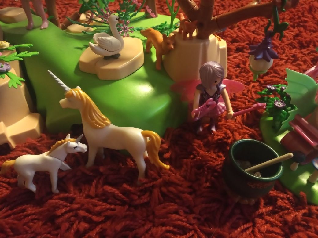 Las wróżek Playmobil + gratis syrenki, klocki Playmobil