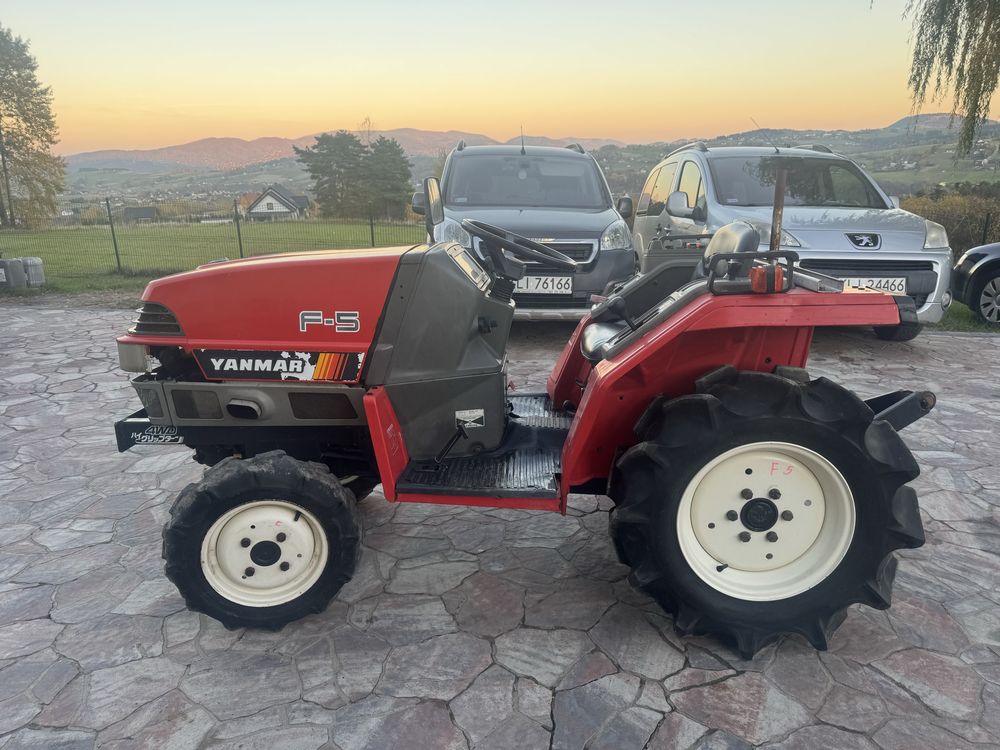 Traktorek 4x4 Yanmar F5 japoński 15KM traktor ciągnik 14900zł netto