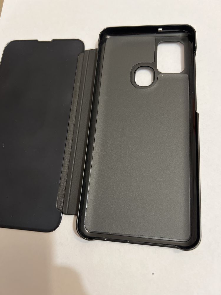 Etui Lustro Clear View Samsung A21S | Czarne