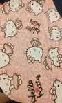 Hello Kitty różowy koc Sanrio kawaii fairycore kocyk