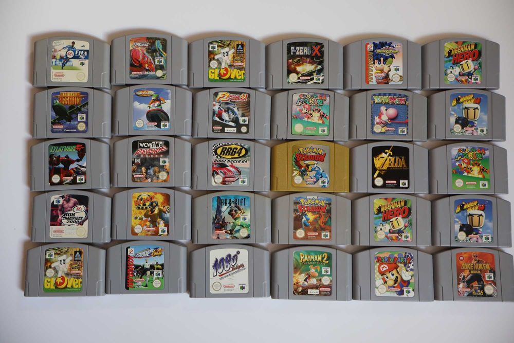 Gry na Nintendo 64 N64 Pokemon Zelda Mario Bomberman Rayman PAL