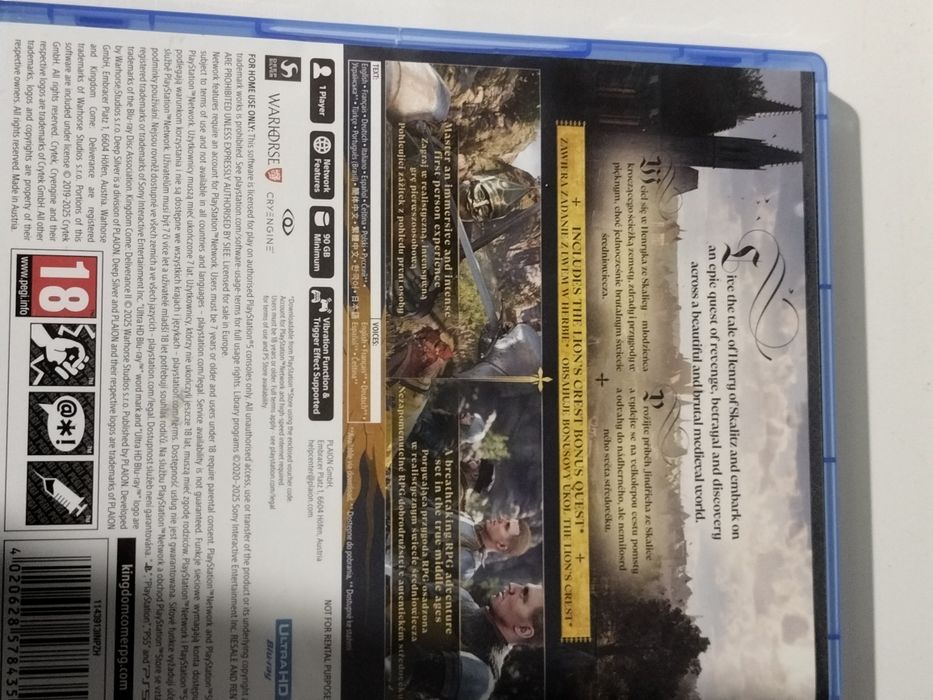 Kingdom Come 2 ps5 napisy PL