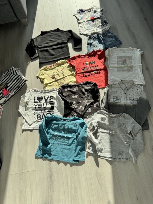 Wielka paka ubranek dla dziewczynki 110 116 Zadbane